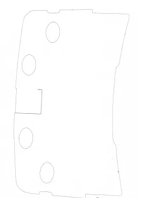 2005-2008 Formula 330 SS SWIM PLATFORM Snap in Boat Carpet