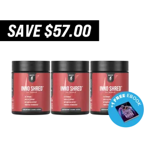 3 Bottles of Inno Shred   1 FREE Item