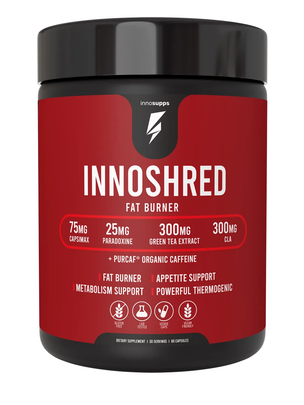 3 Bottles of Inno Shred - Stimulant Free