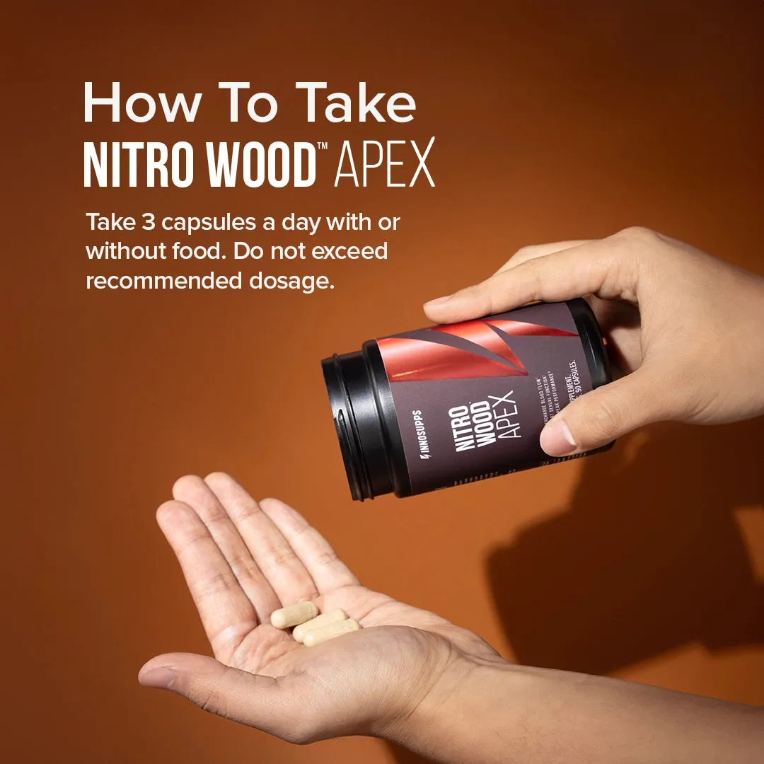 3 Bottles of Nitro Wood™ Apex   1 Free