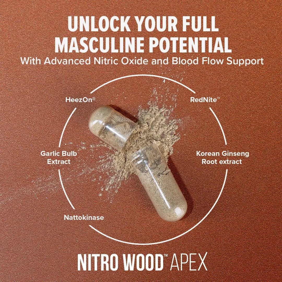 3 Bottles of Nitro Wood™ Apex   1 Free