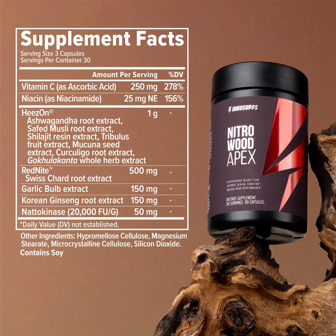 3 Bottles of Nitro Wood™ Apex   1 Free