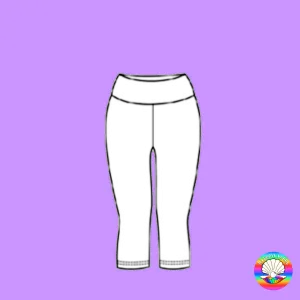 Adults Capri Leggings - Curve Fit