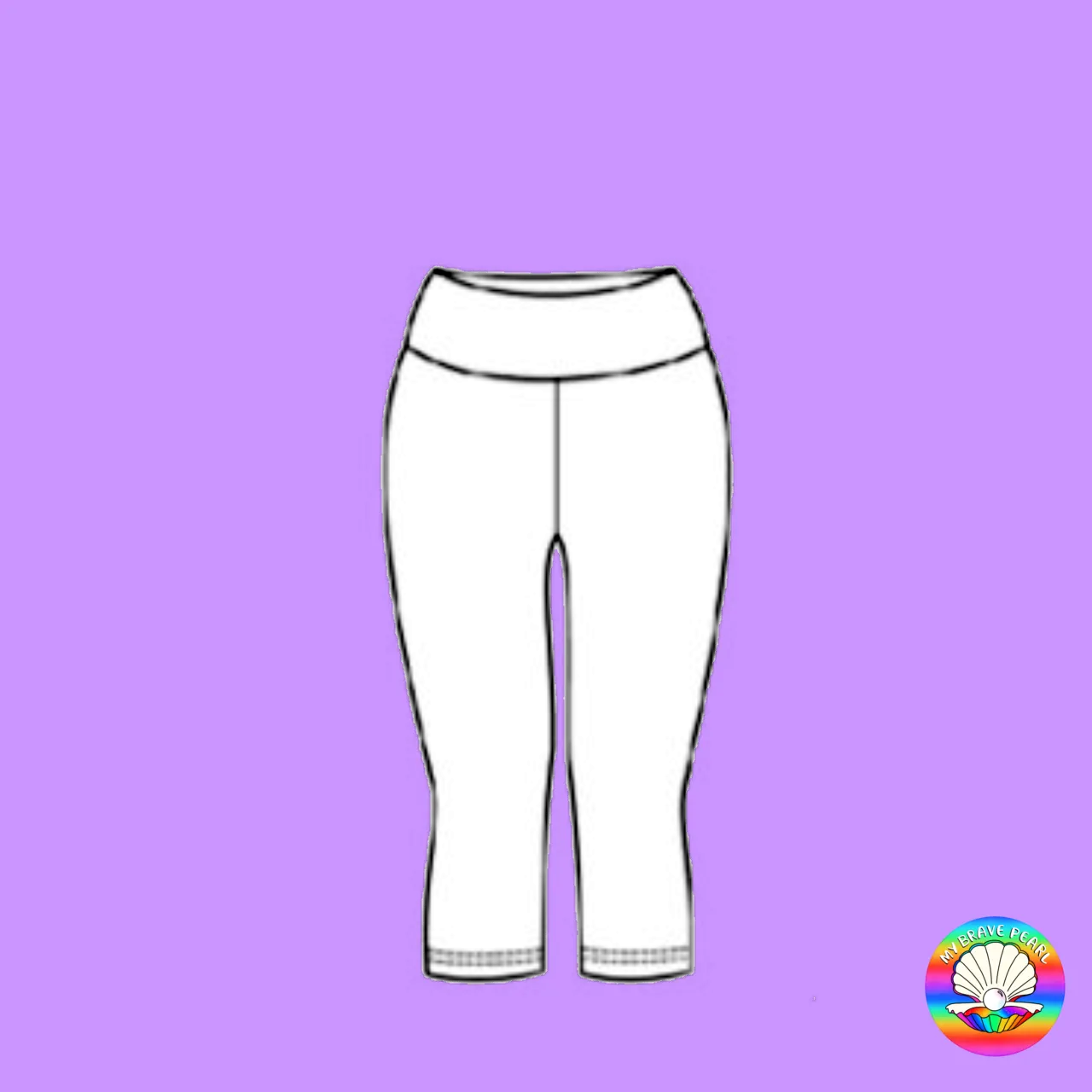 Adults Capri Leggings - Curve Fit
