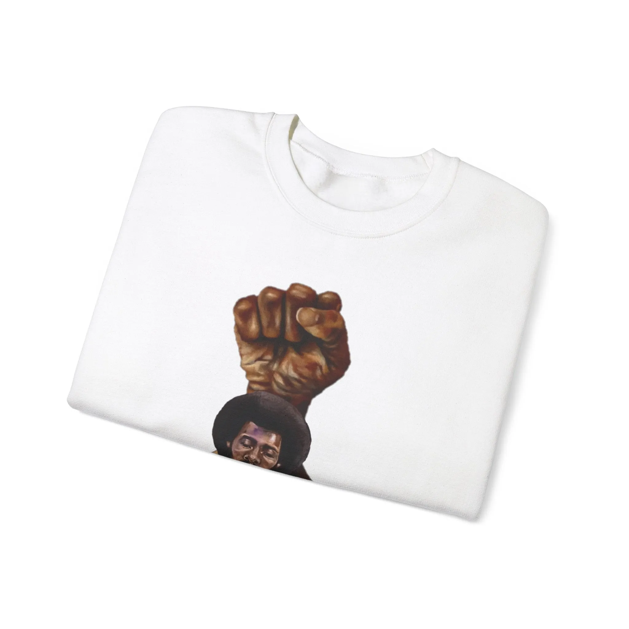 Afro Power: Crewneck Sweatshirt - Unisex Heavy Blend