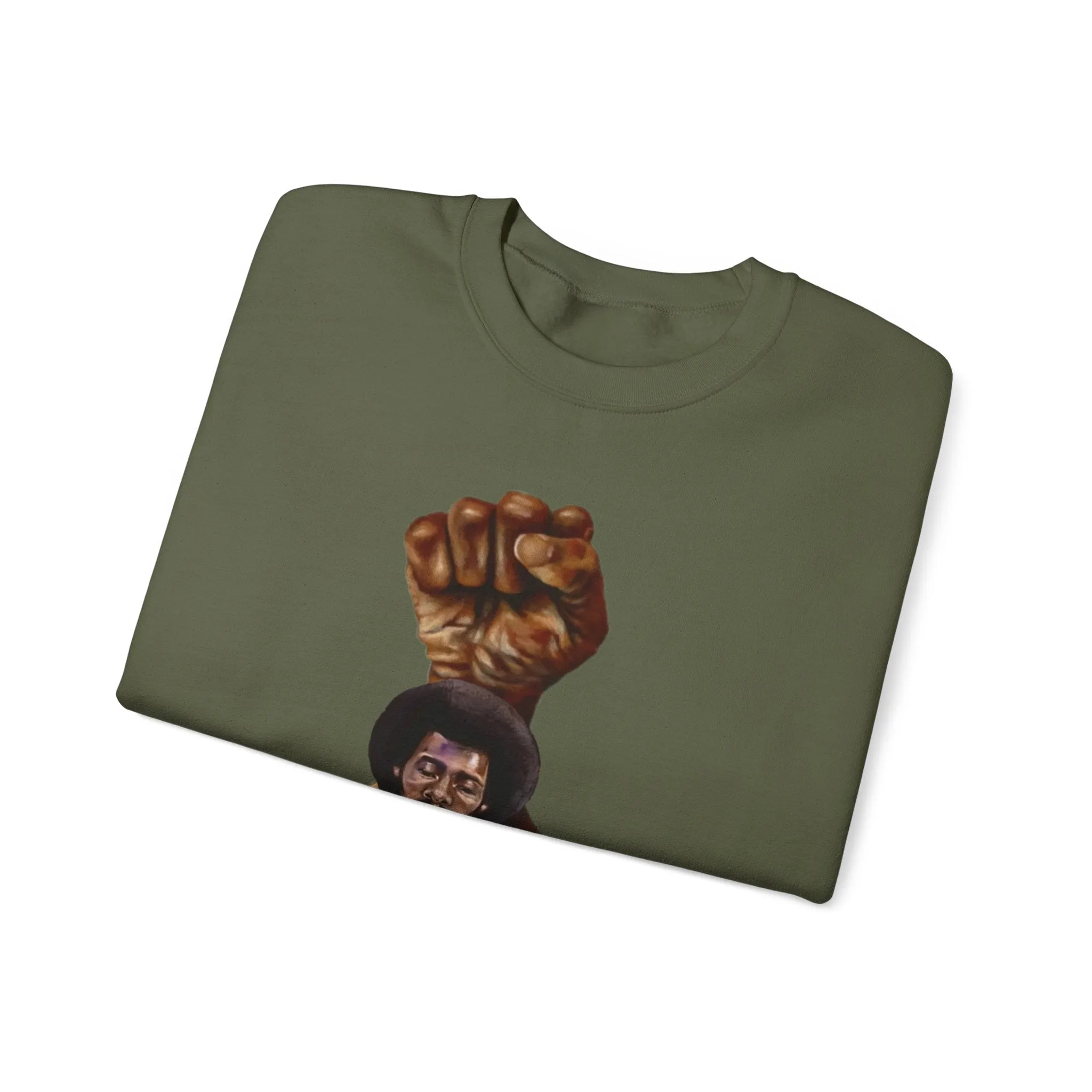 Afro Power: Crewneck Sweatshirt - Unisex Heavy Blend