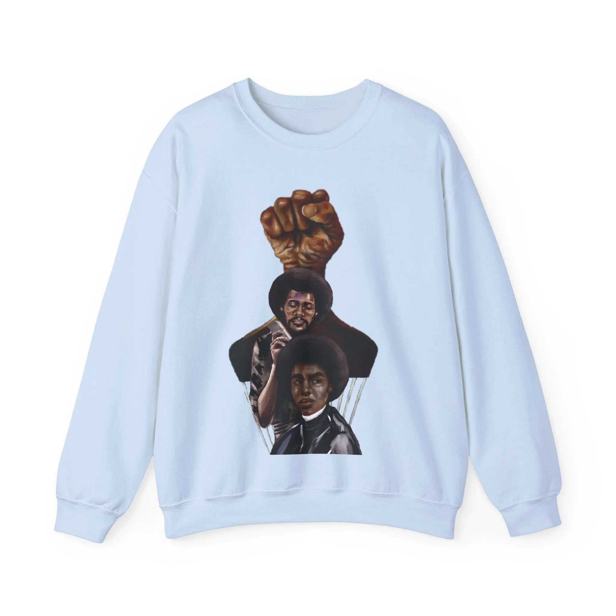 Afro Power: Crewneck Sweatshirt - Unisex Heavy Blend