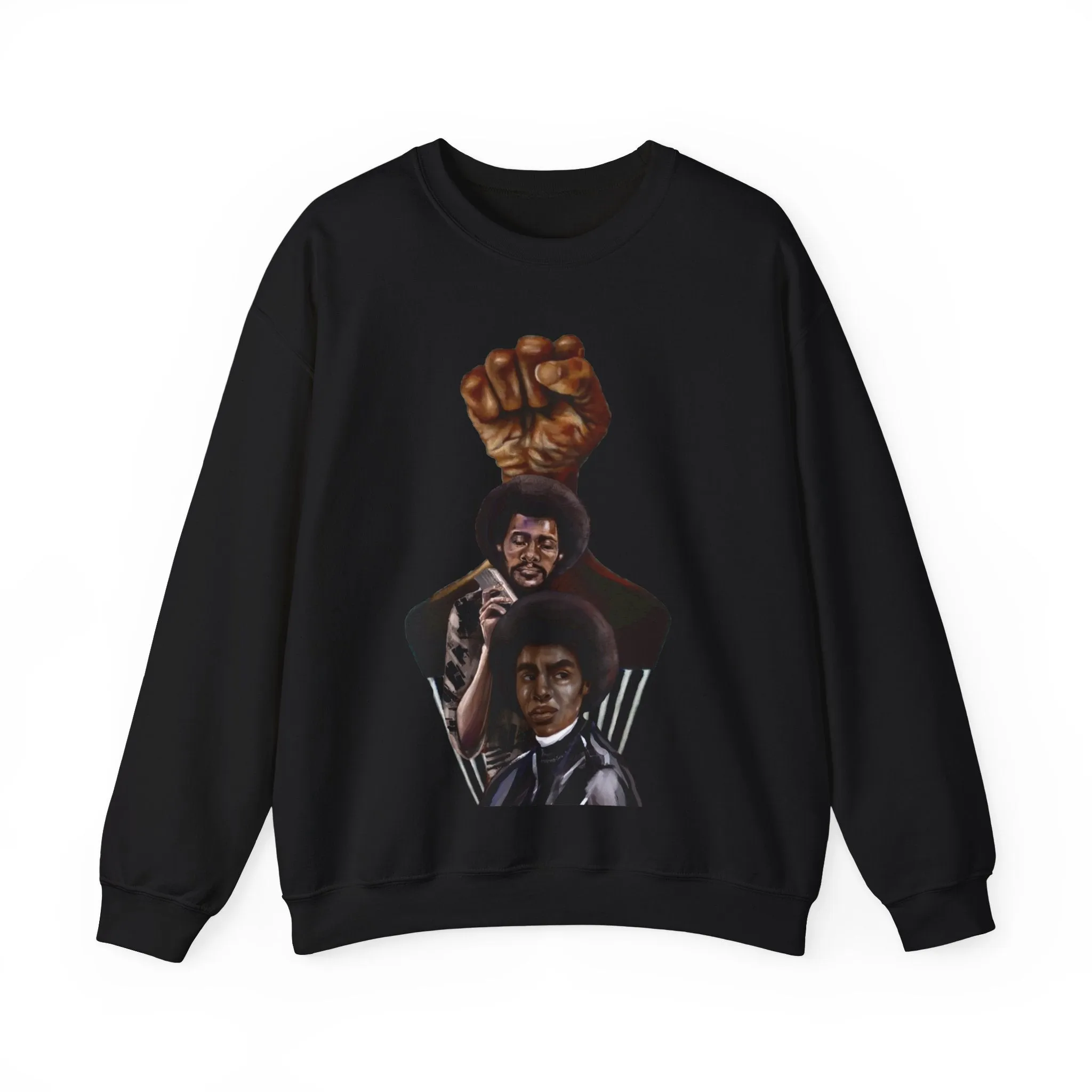 Afro Power: Crewneck Sweatshirt - Unisex Heavy Blend