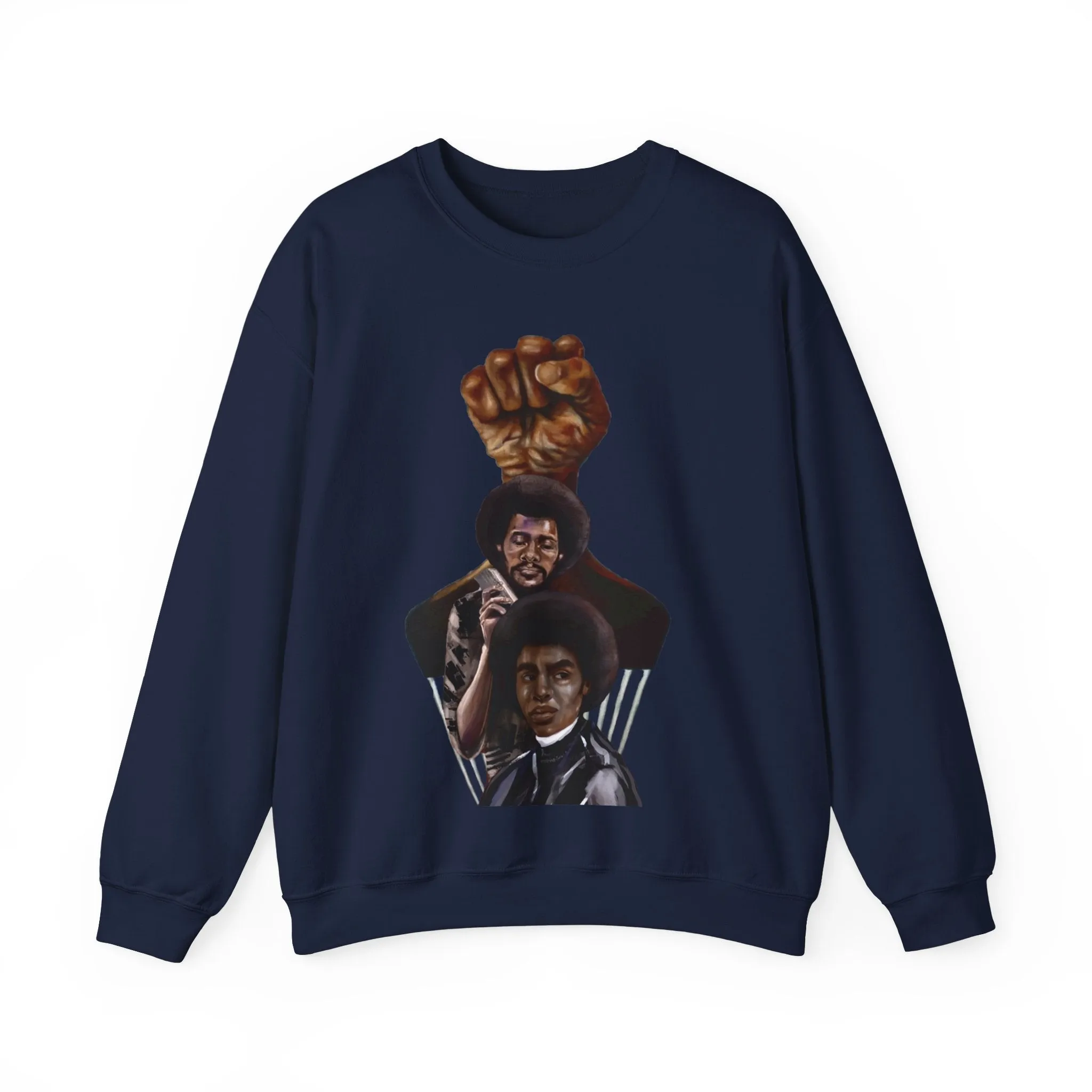 Afro Power: Crewneck Sweatshirt - Unisex Heavy Blend