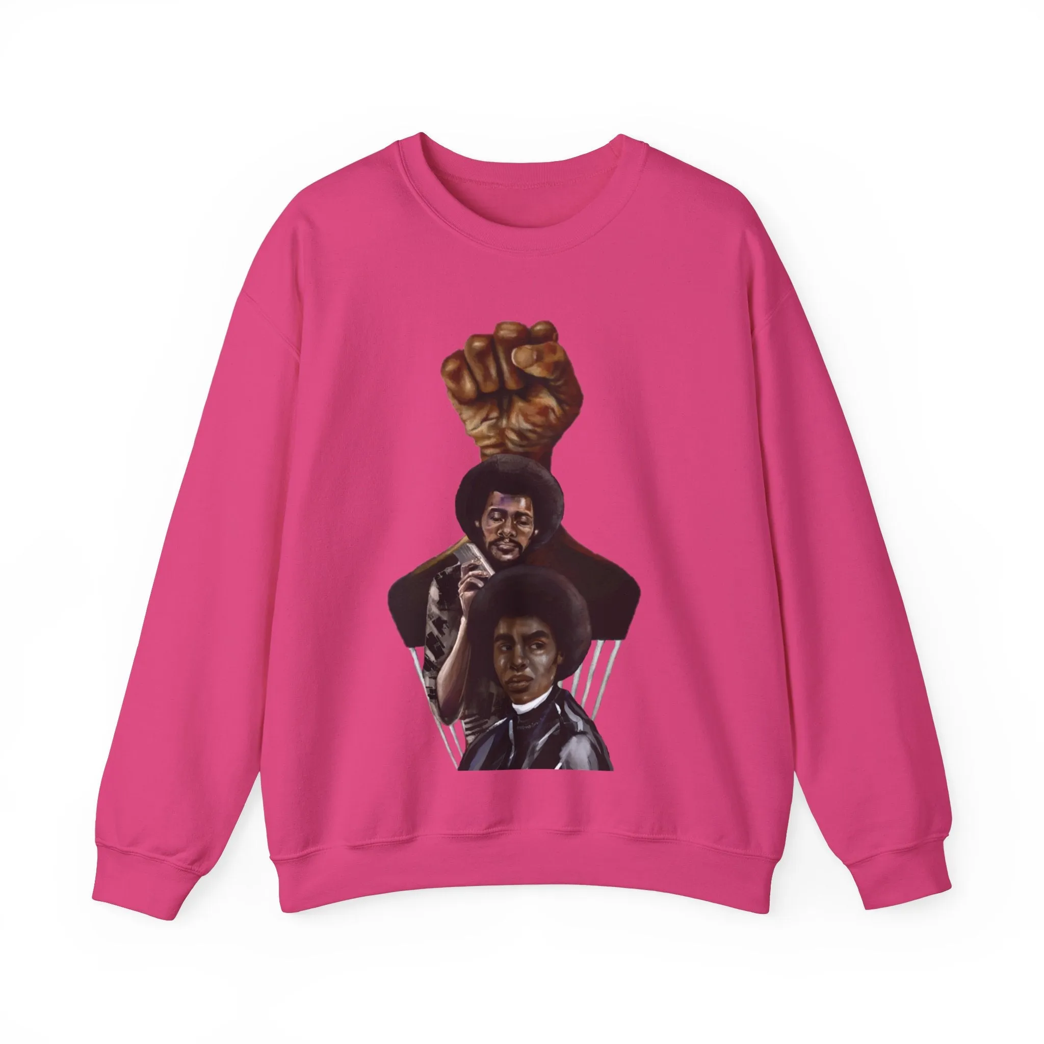 Afro Power: Crewneck Sweatshirt - Unisex Heavy Blend