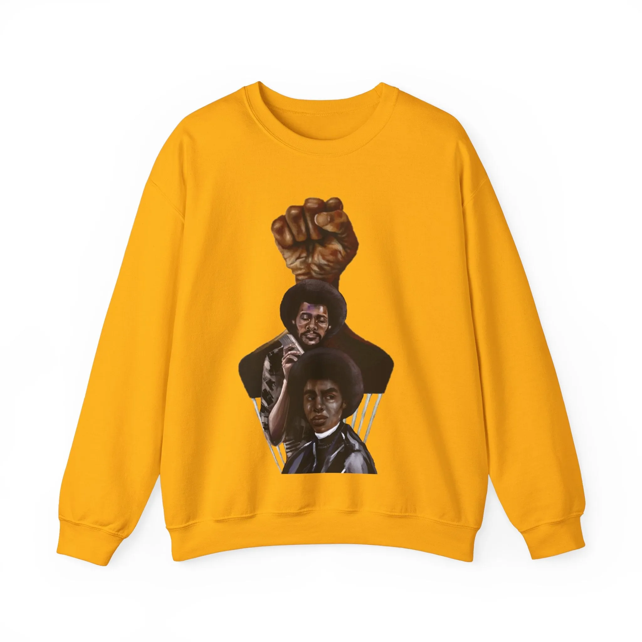 Afro Power: Crewneck Sweatshirt - Unisex Heavy Blend