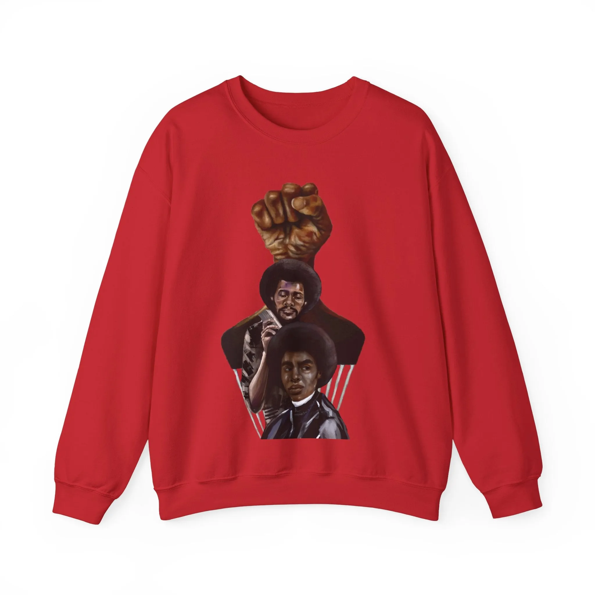 Afro Power: Crewneck Sweatshirt - Unisex Heavy Blend