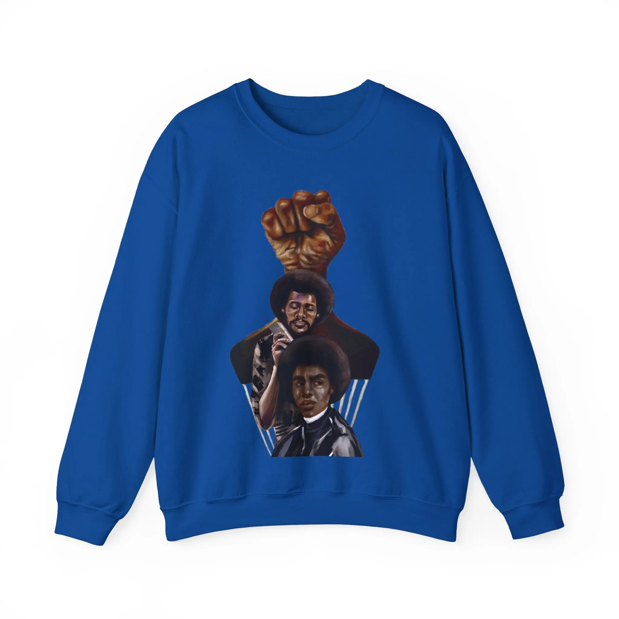 Afro Power: Crewneck Sweatshirt - Unisex Heavy Blend