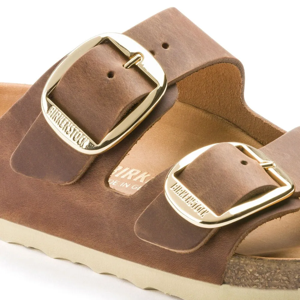 Arizona Big Buckle - Cognac Oiled Leather||Arizona grosses boucles - Cuir huilé cognac