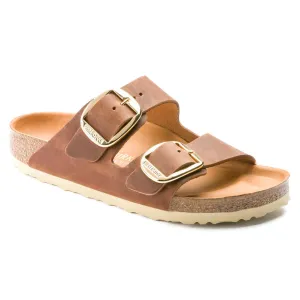 Arizona Big Buckle - Cognac Oiled Leather||Arizona grosses boucles - Cuir huilé cognac