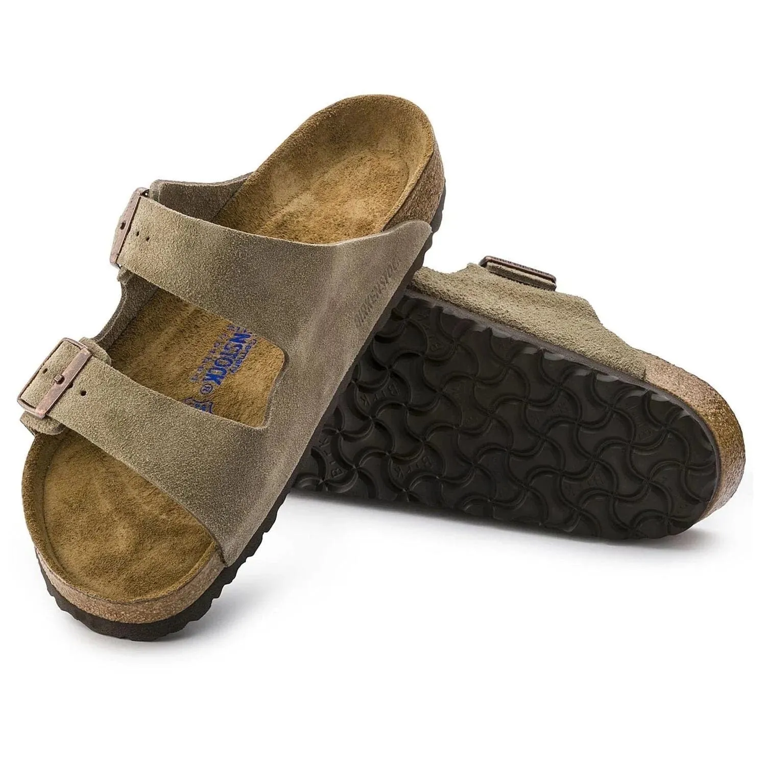 Arizona Taupe Suede Leather