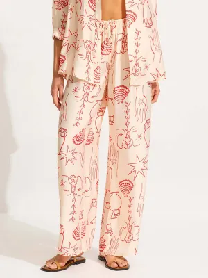 Atlantis Relaxed Pant in Ecru