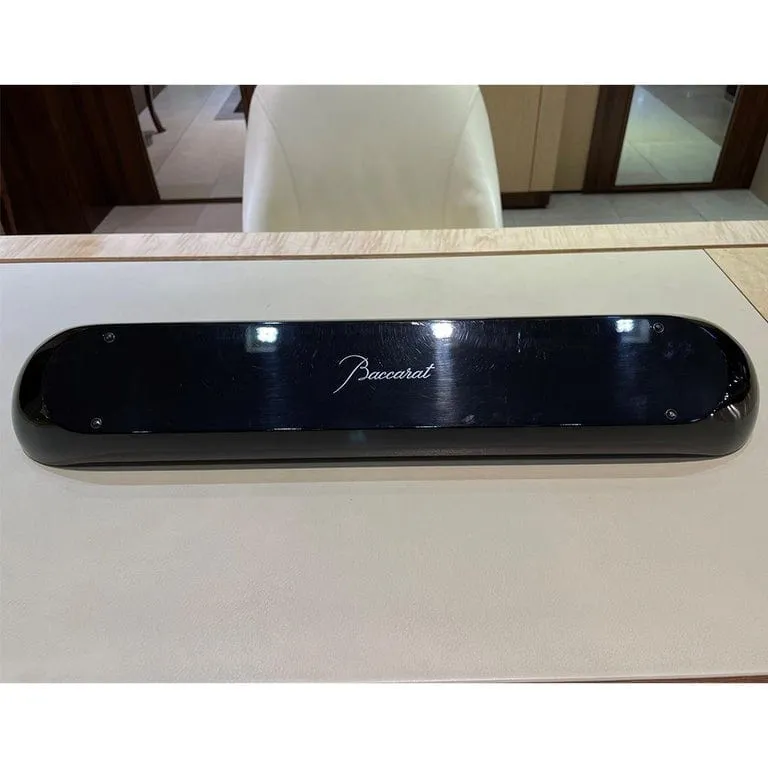 Baccarat Crystal Darkside Plate Platform