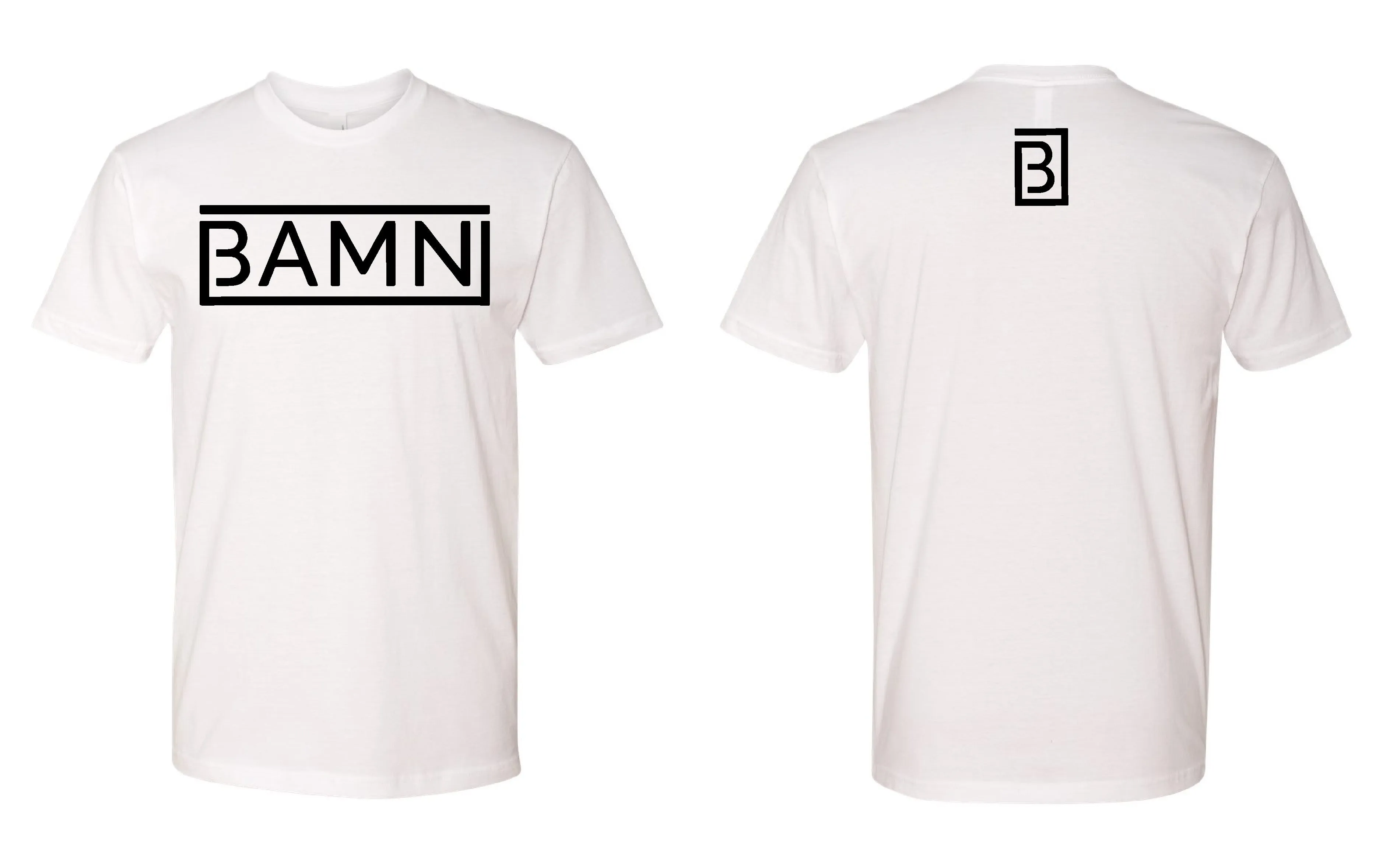 BAMN White Crew Neck T-Shirt