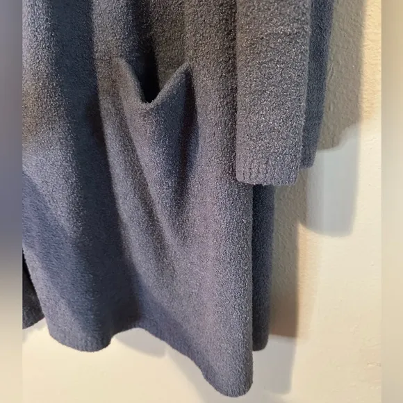 Barefoot Dreams Cozy Chic Lite Long Sleeve Cardigan, Grey, Size 1X