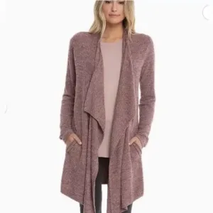 Barefoot Dreams Island Wrap Cozy Cardigan Tan Size S/M
