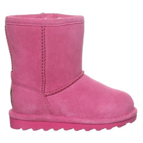 Bearpaw Zip Boot Elle Toddler Zipper Party Pink Girls 8‎ New