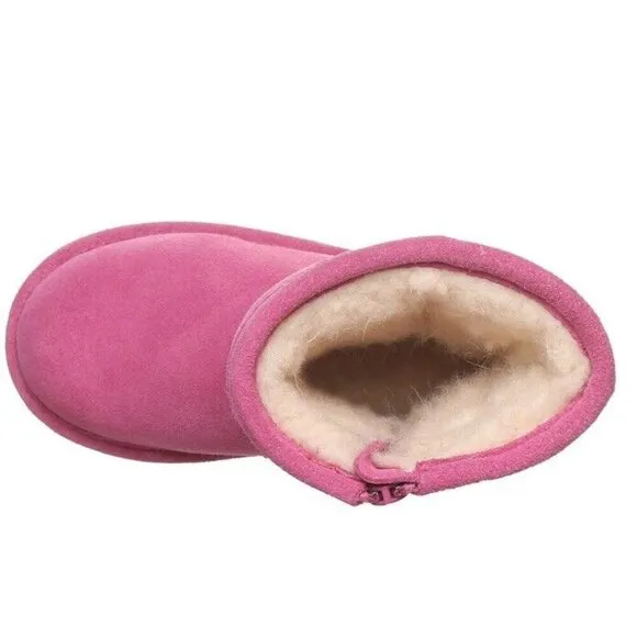 Bearpaw Zip Boot Elle Toddler Zipper Party Pink Girls 8‎ New