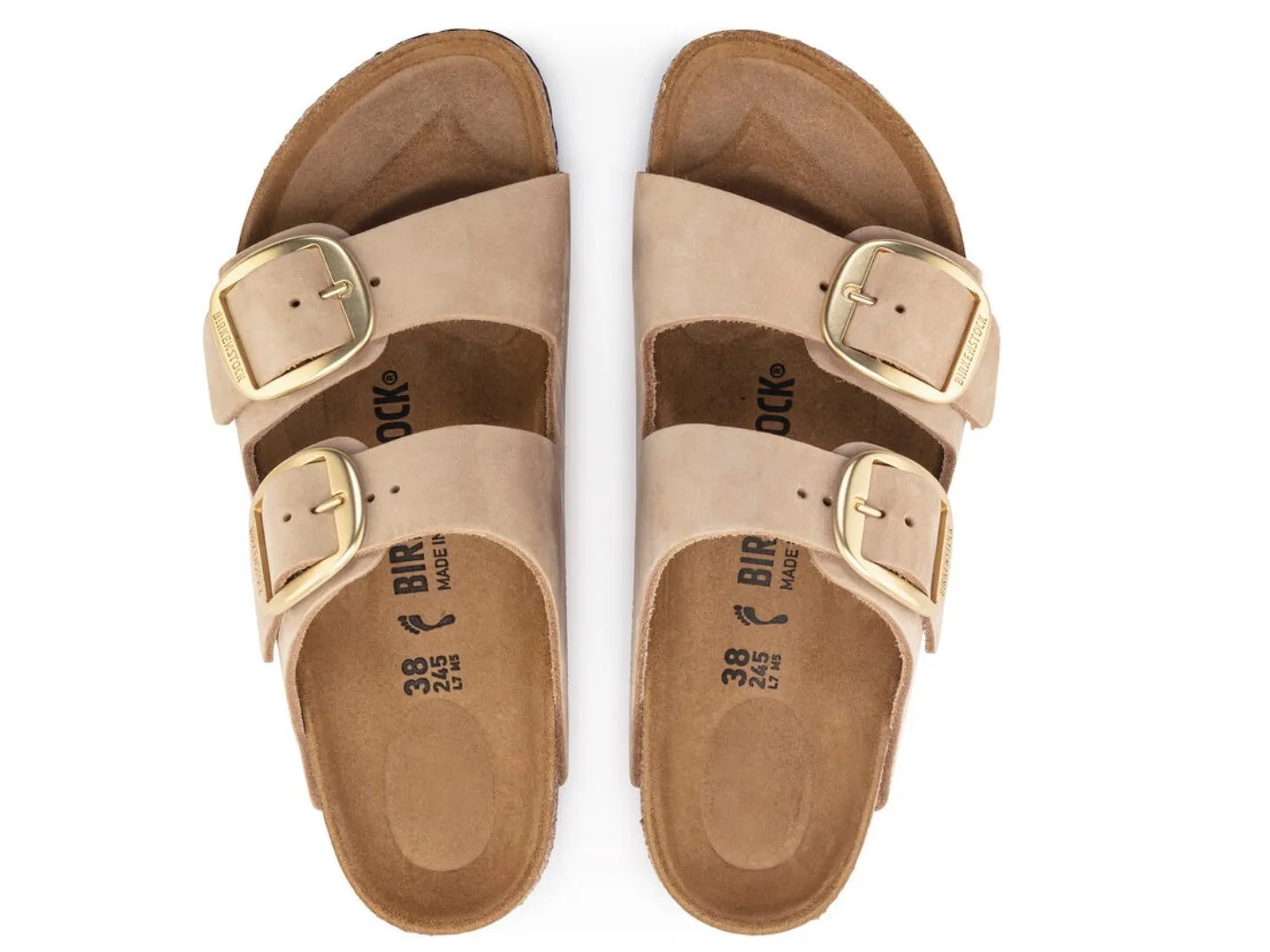 Birkenstock: Arizona Big Buckle in Sandcastle