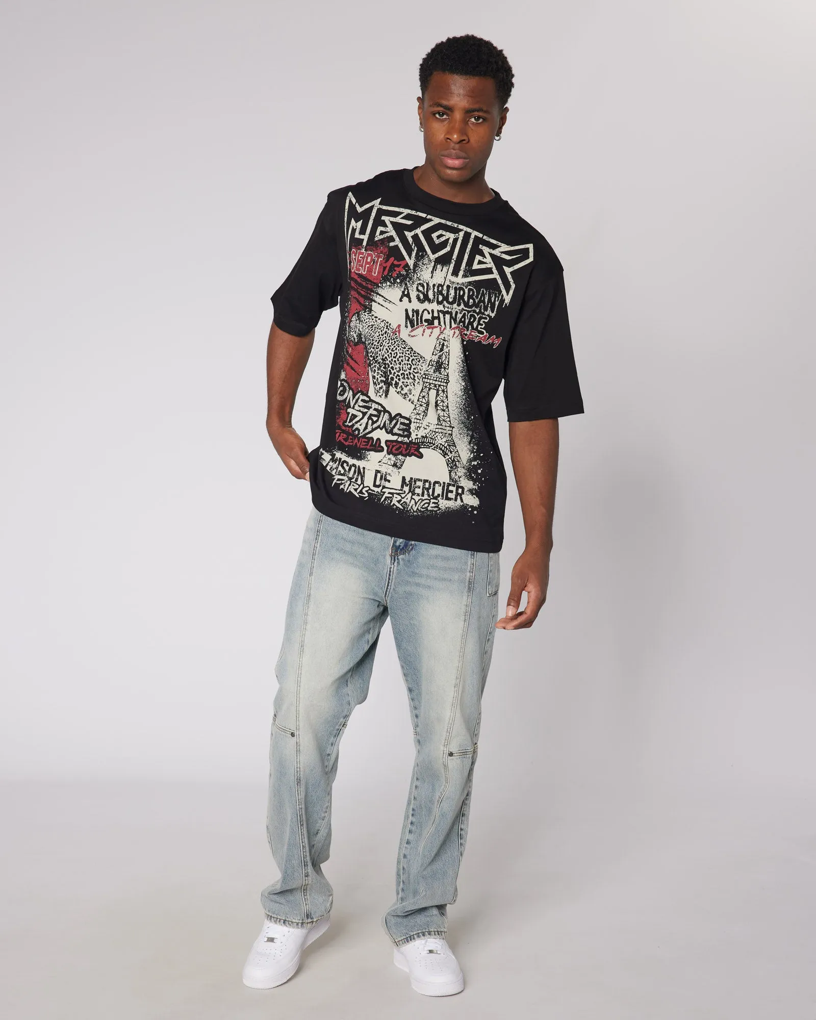 Black Relaxed Mercier Tour Tshirt