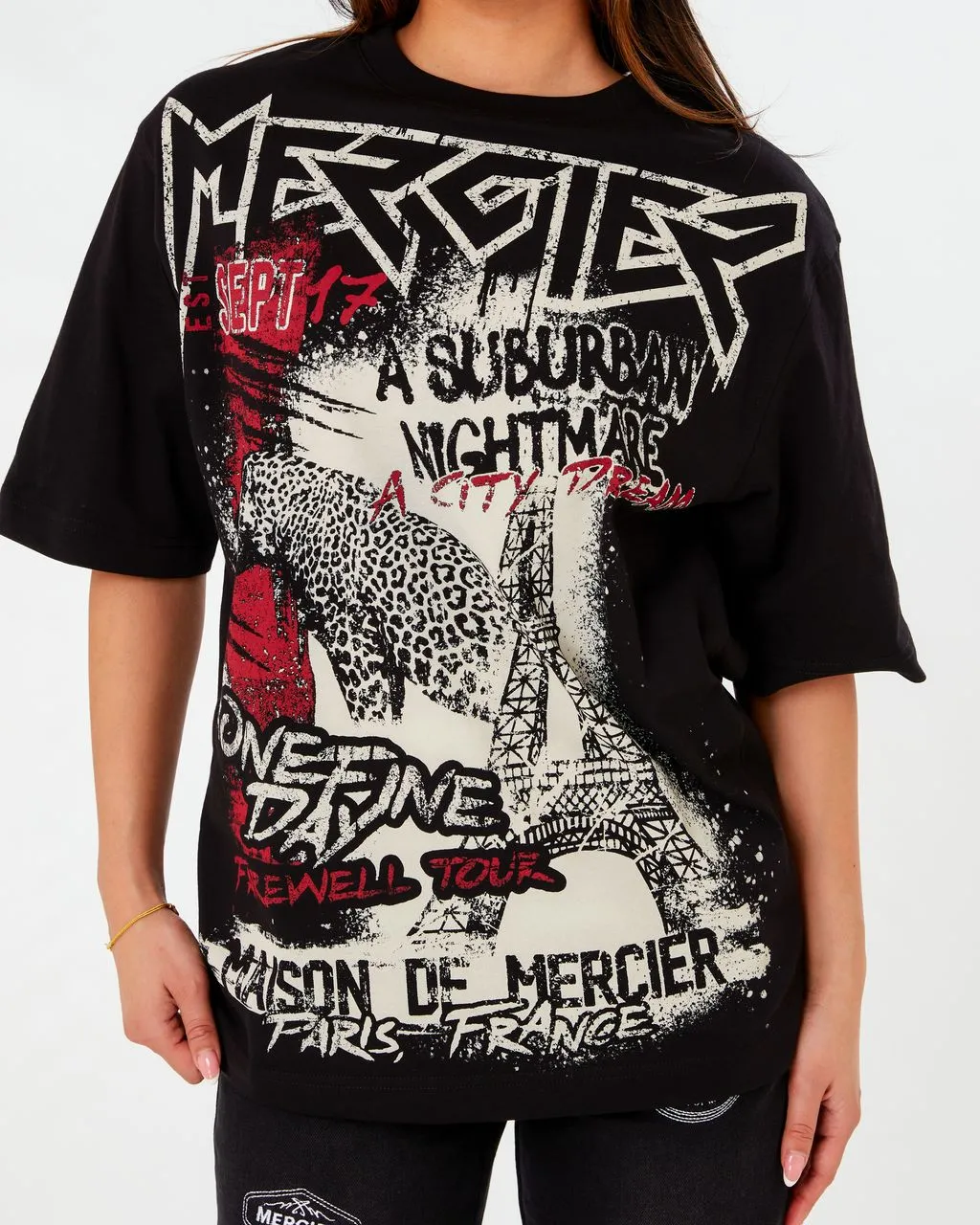 Black Relaxed Mercier Tour Tshirt