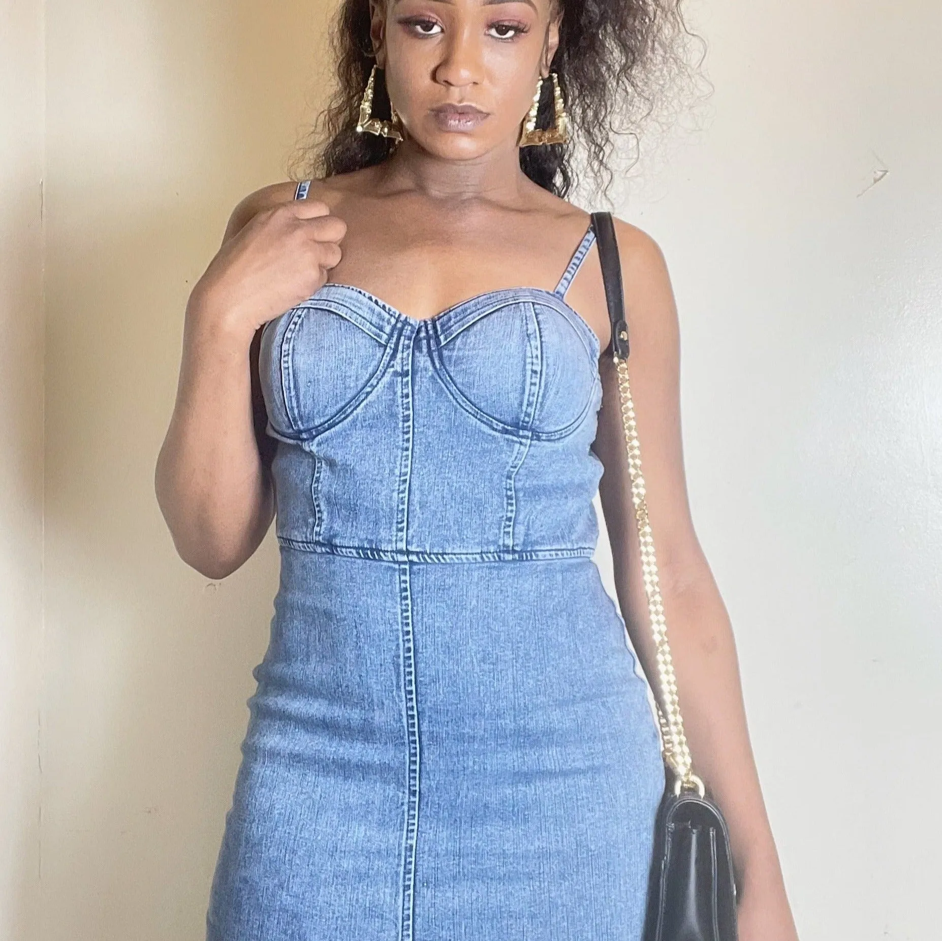 Boundaries Denim Dress