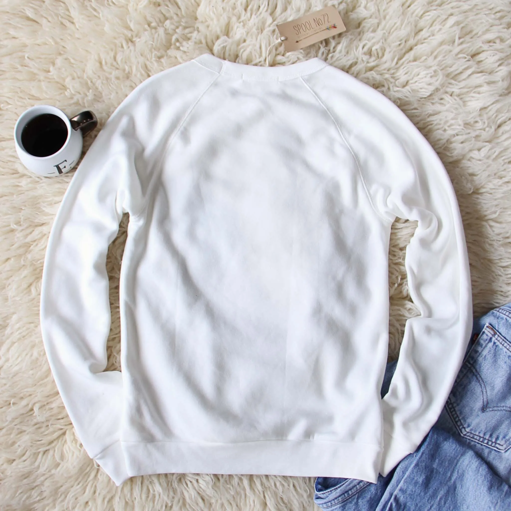 Bow & Drape Cozy Doughnut Sweatshirt