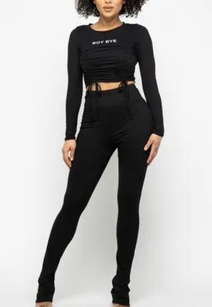 Boy Bye Pant Set