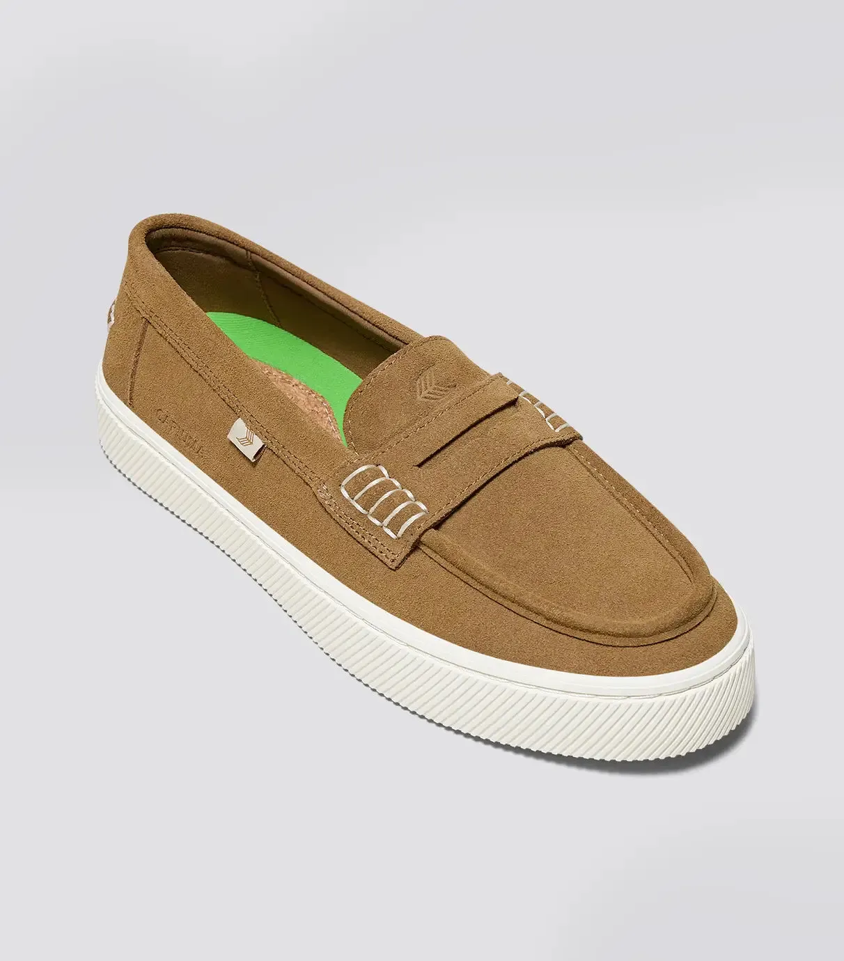 CAJU Loafer Camel Suede Men