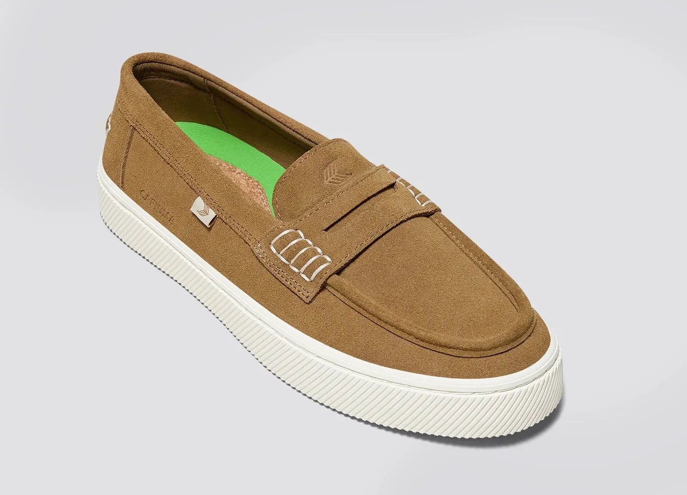 CAJU Loafer Camel Suede Men