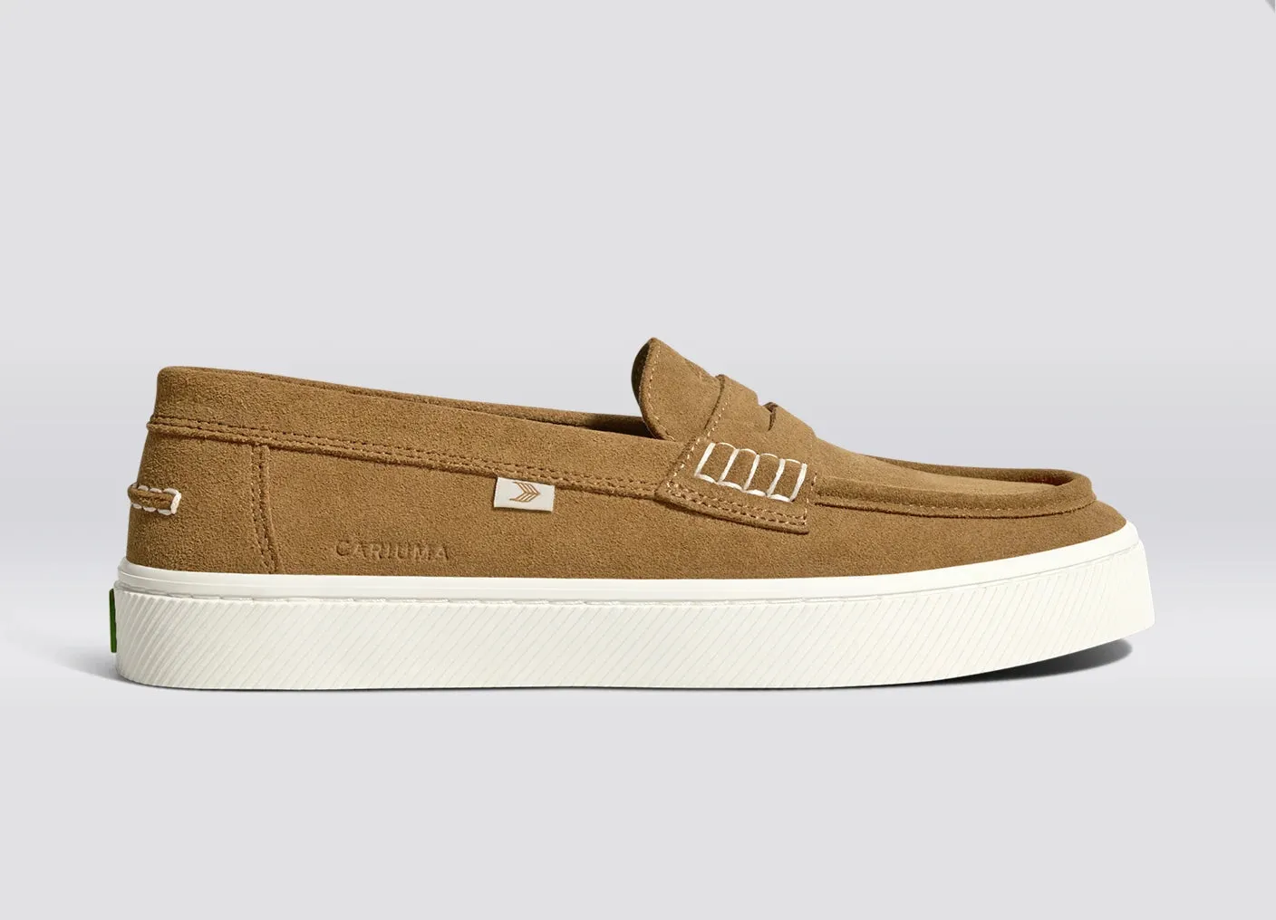 CAJU Loafer Camel Suede Men