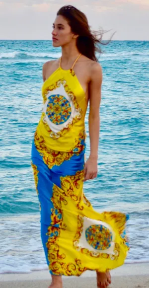 Capri- Blue and Yellow