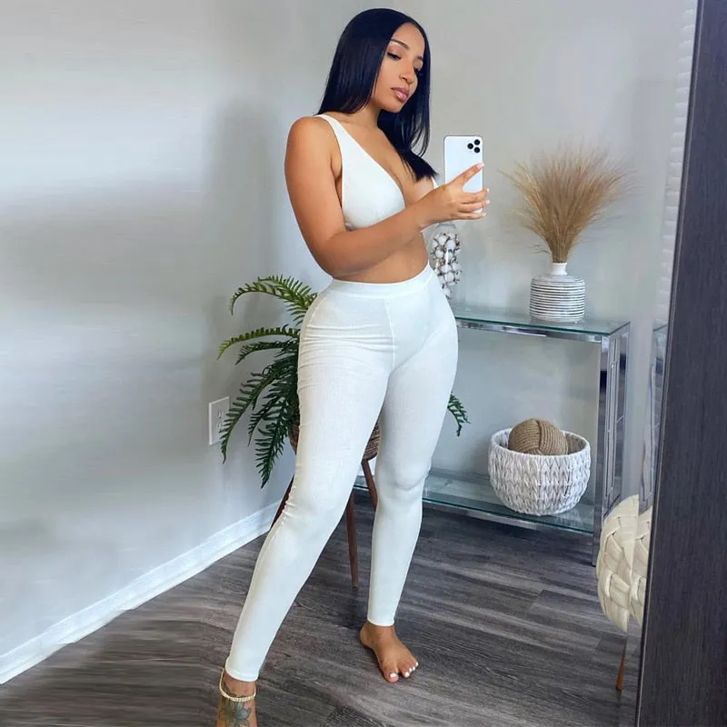 Charmed Heart Bralette and Boyfriend Jogger Set