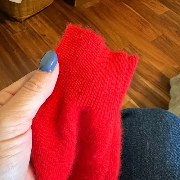 Charter Club Red 100 % cashmere Turtleneck Sweater