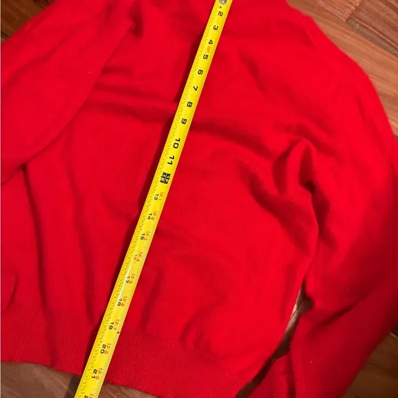 Charter Club Red 100 % cashmere Turtleneck Sweater