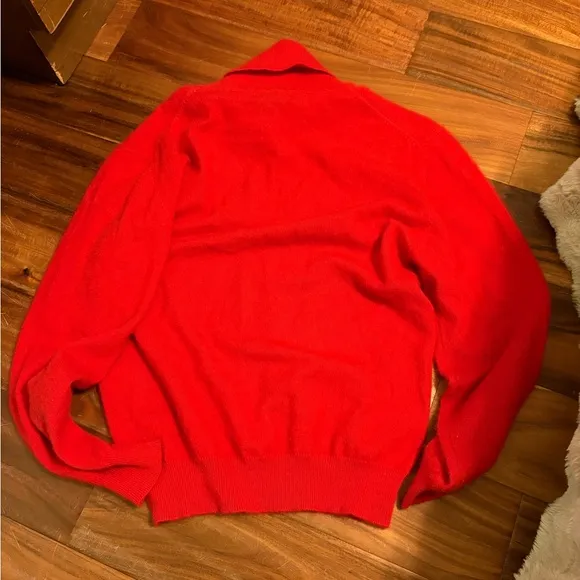 Charter Club Red 100 % cashmere Turtleneck Sweater