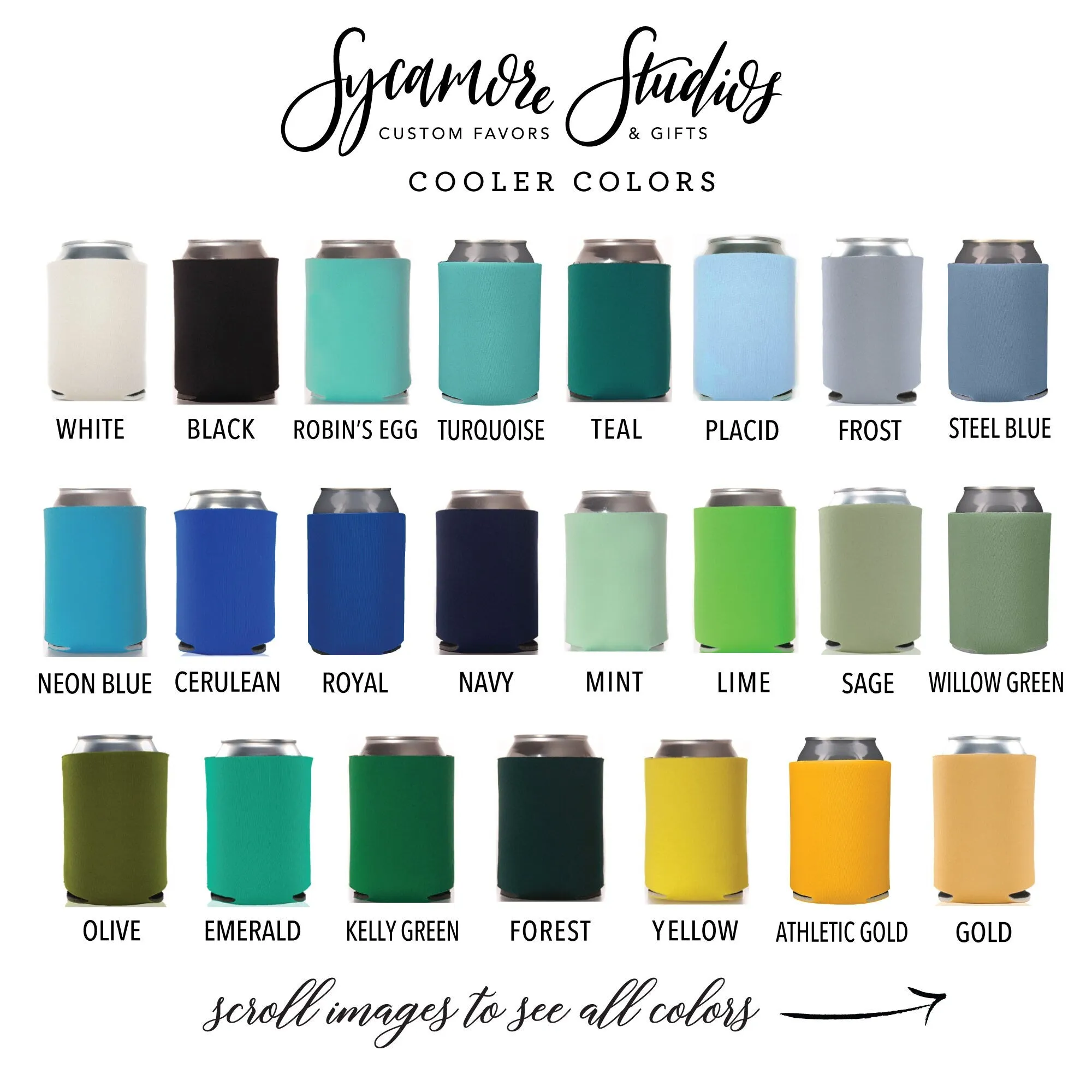 Cheers - Wedding Can Cooler #28R