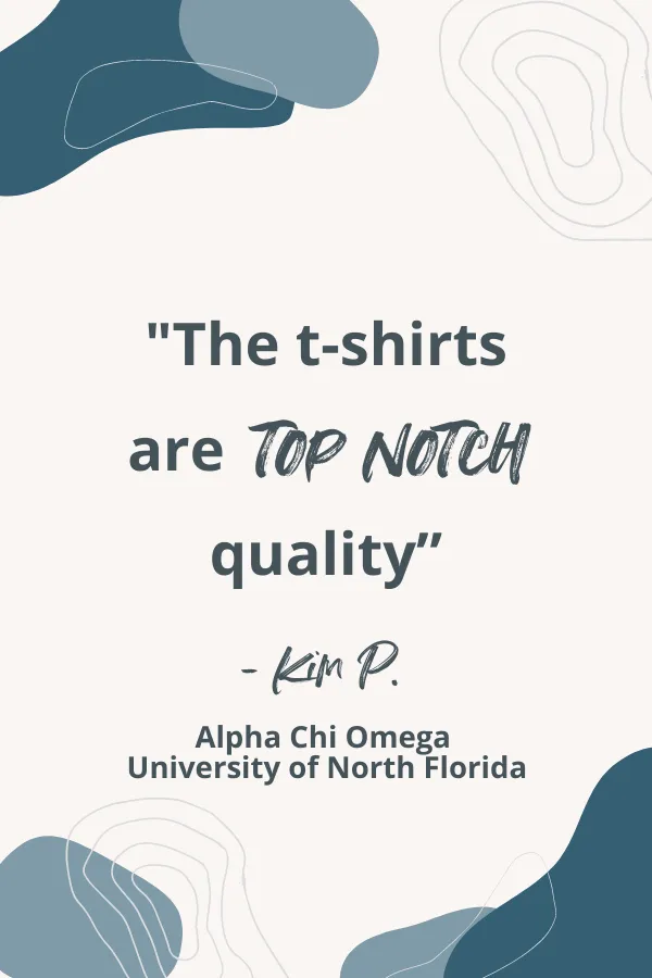 Chi Omega Black Notch Tee