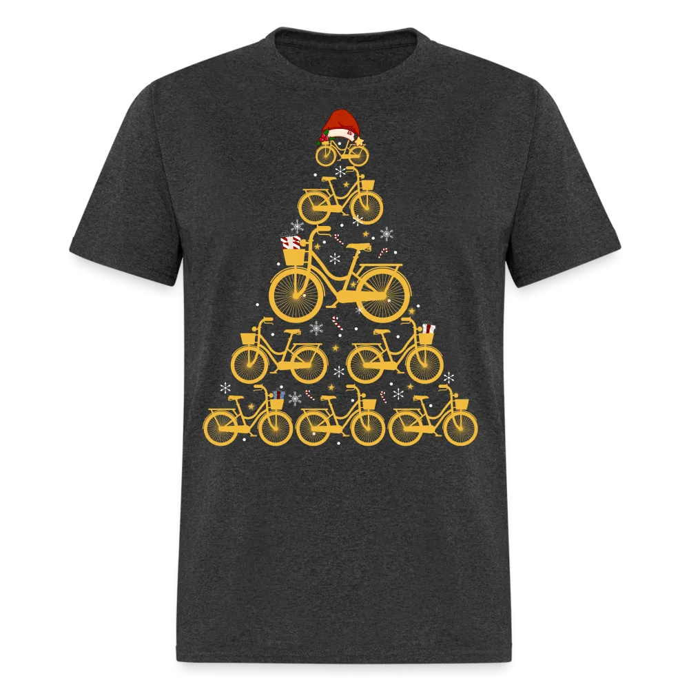 Christmas - Bike Christmas Tree - Family Shirts Men, Woman Christmas T Shirts