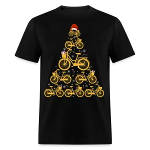 Christmas - Bike Christmas Tree - Family Shirts Men, Woman Christmas T Shirts