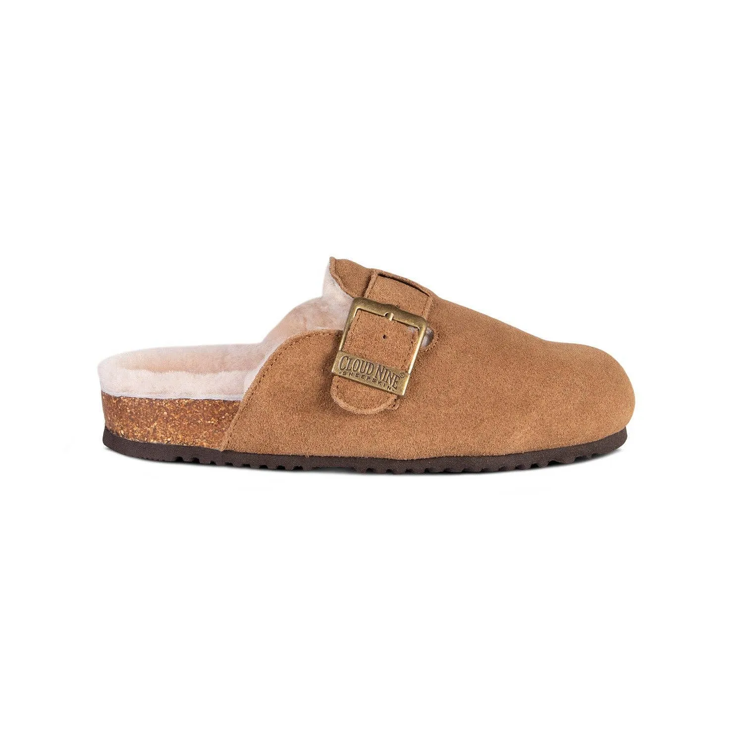 Cloud Nine Sheepskin Slip On - Chestnut