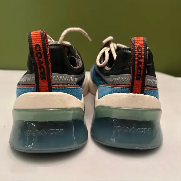 Coach Men's Citysole Runner Sneaker Size 13 Blue Colorblock