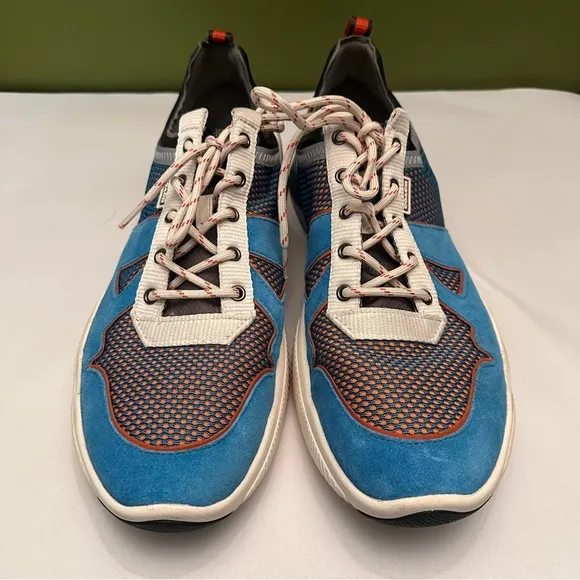 Coach Men's Citysole Runner Sneaker Size 13 Blue Colorblock