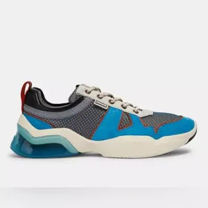 Coach Men's Citysole Runner Sneaker Size 13 Blue Colorblock