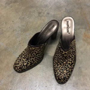 Coconuts Matisse Animal Print Mules With Heels-SZ8
